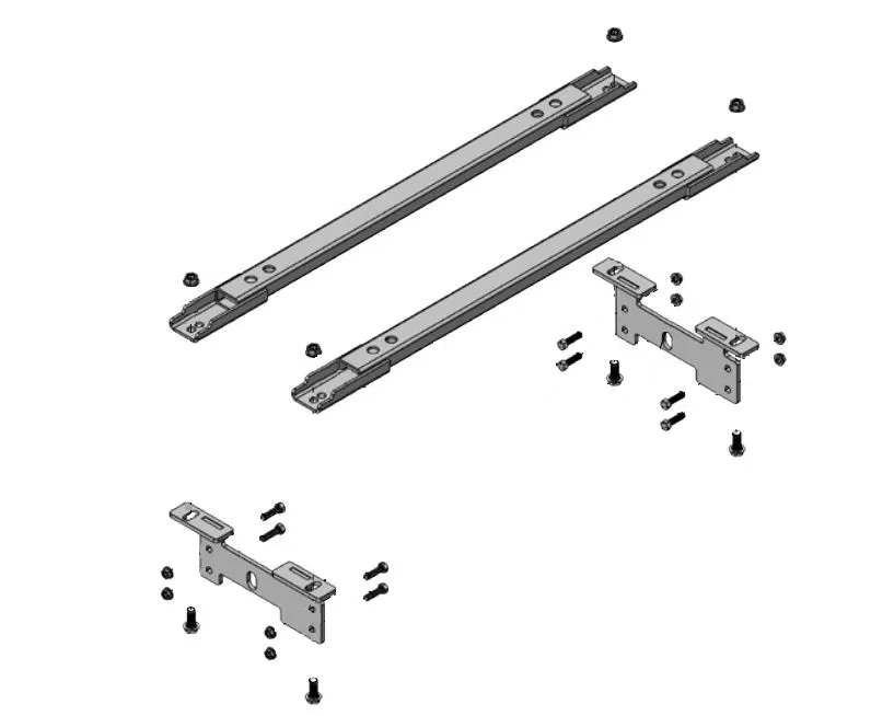8551012 – DEMCO Fifth Wheel Trailer Hitch Mount Kit, Brackets and Rails Bolt-On Drilling Required